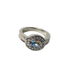 Touchstone by Swarovski Silver Ring Size 8